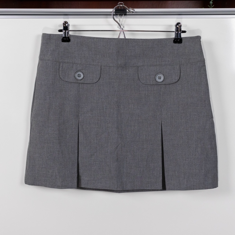 Old Navy Gray Low Rise Mini Skirt